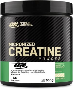 61JcLq9daNL._AC_SL1200_ Optimum Nutrition Creatina en Polvo Sin Sabor 300G, 60 Servicios