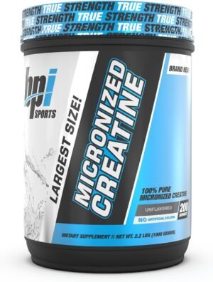 71PdVmalKwL._AC_SL1500_ BPI Sports 100% Monohidrato de Creatina Micronizada - 1000 gr - 200 Porciones (1000 gr)