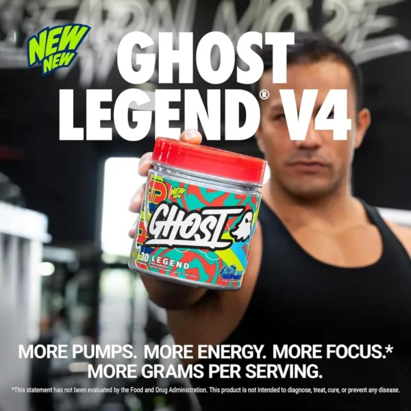 Pre Entreno Ghost Legend L-Citrulina Frambuesa Azul 30 Serv 630g Polvo